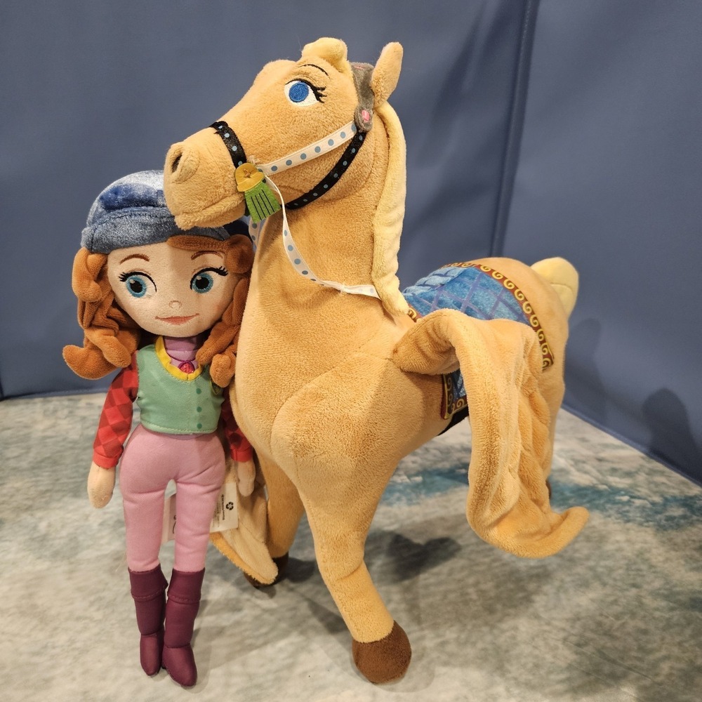Disney Sofia The First Plush Bundle Sofia & Saffron Horse Pegasus